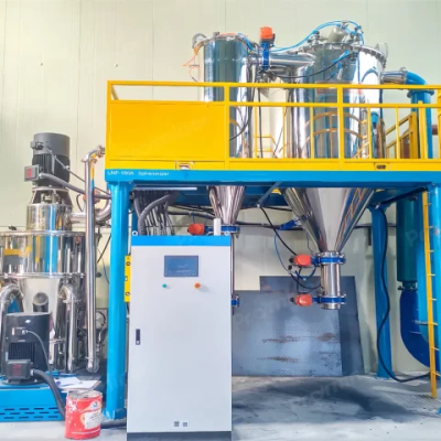 Spherical graphite pilot plant system 1